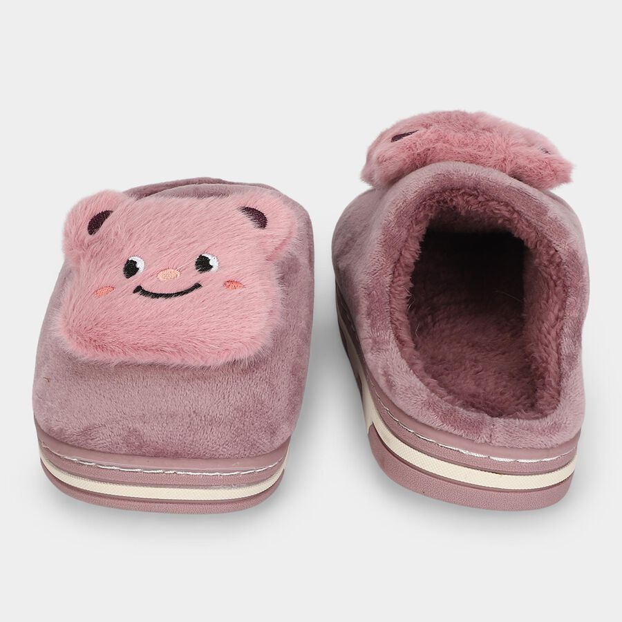 Women's Purple Slip-On House Slippers, बैंगनी, large