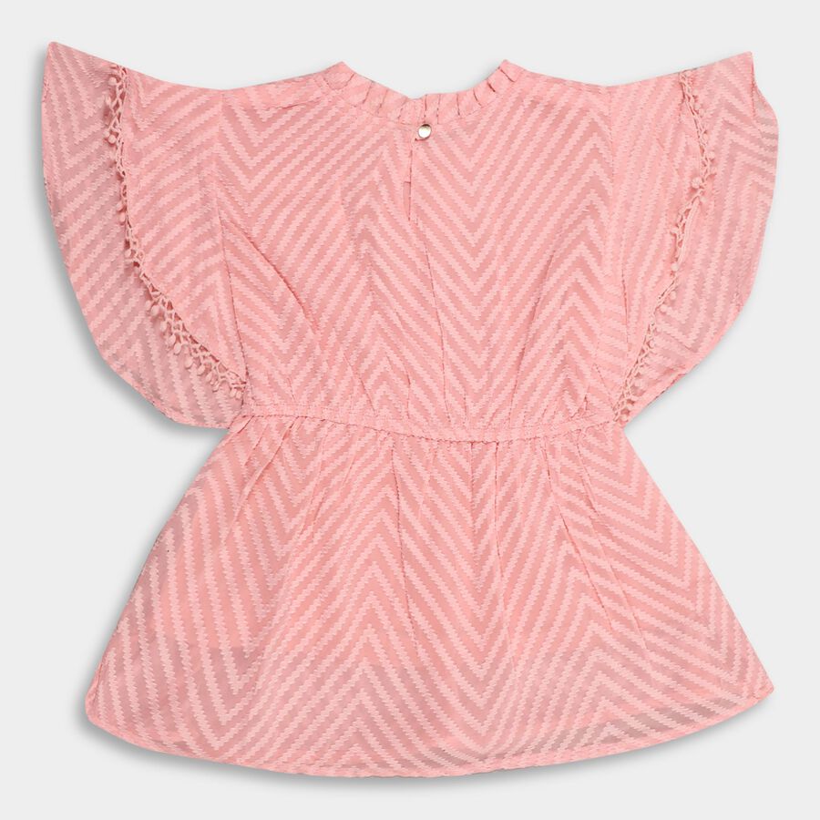 Girls' T-Shirt, पीच, large image number null