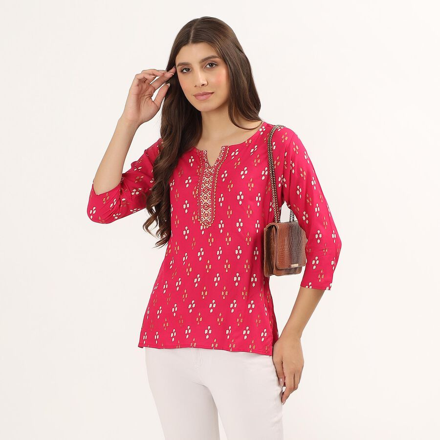 Ladies' Kurti , Fuchsia, large image number null