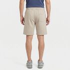 Men's Light Grey Regular Fit Athletic Bermuda Shorts, Light Grey, small