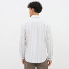 Men's Rich Eggshell White Full Sleeve Classic Casual Shirt, Off White, small image number null