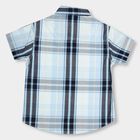 Boys' Light Powder Blue Cotton Regular Collar Casual Shirt, Light Blue, small image number null