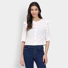 Ladies'  Crop  Top, White, small image number null