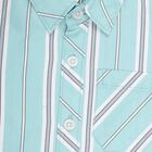 Boys Light Sage Green Cotton Button-Down Casual Shirt, Light Green, small image number null
