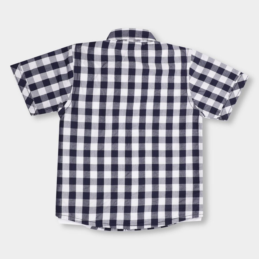 Infants' 100% Cotton Shirt , Navy Blue, large image number null
