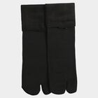 Women's Black Regular Fit Toe Pack of 1 Socks, Black, small