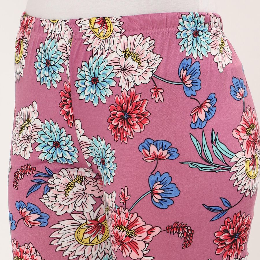 Ladies' Flared Capri , Pink, large