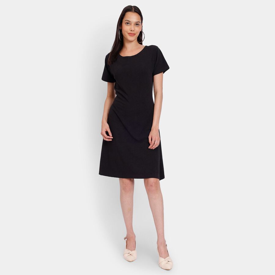 Ladies' Dress, काला, large image number null