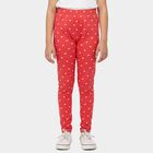 Girls Fuchsia Regular Fit Tie-Dye Printed Pyjama, Fuchsia, small