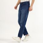 Men's Deep Indigo Blue Straight Fit Jeans, गहरा नीला, small image number null