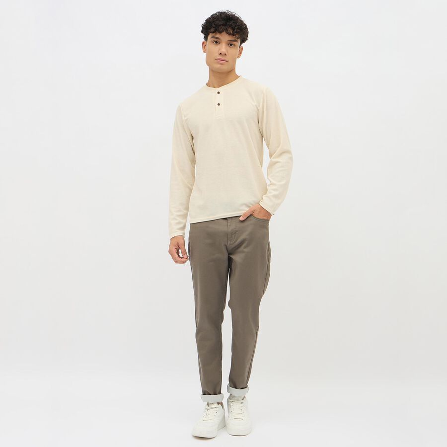 Men's T-Shirt, एक्रू मिश्रित, large image number null