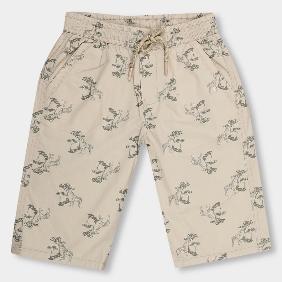 Boys' 100% Cotton Jamaicans , गहरा पीला, large image number null