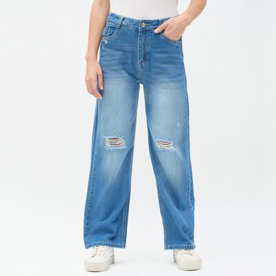 Ladies' 100% Cotton Jeans