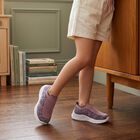 Girls' Purple Slip-On Casual Sneakers, Purple, small