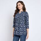 Ladies' Kurta, Navy Blue, small image number null