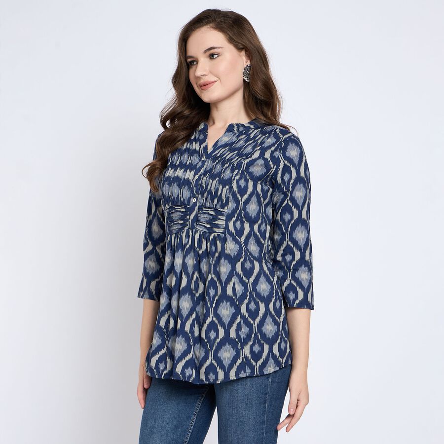 Ladies' Kurta, Navy Blue, large image number null
