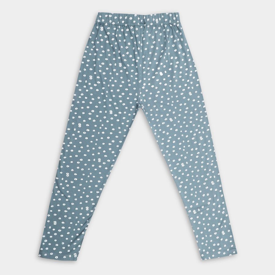 Girl's Pyjamas, Mid Blue, large image number null