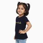 Girls' T-Shirt, नेवी ब्लू, small image number null