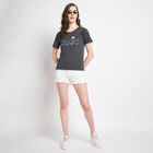 Round Neck T-Shirt, गहरा ग्रे, small image number null