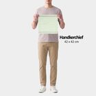 Men's Olive Green Striped Pack of 3 Handkerchief, ओलिव, small