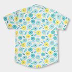 Boys' Bright Aqua Blue Cotton Regular Collar Casual Shirt, Light Green, small image number null