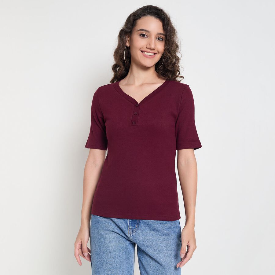 Ladies' Top, वाइन, large image number null