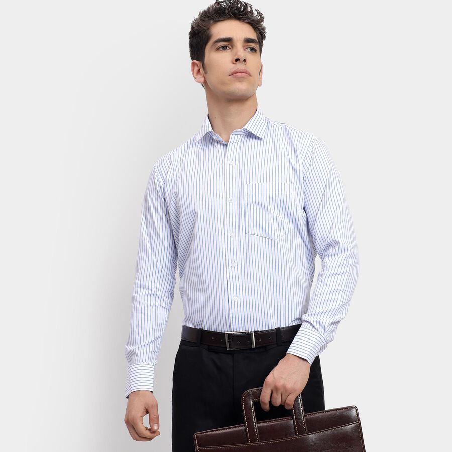 Men's Formal Shirt , Light Blue, large