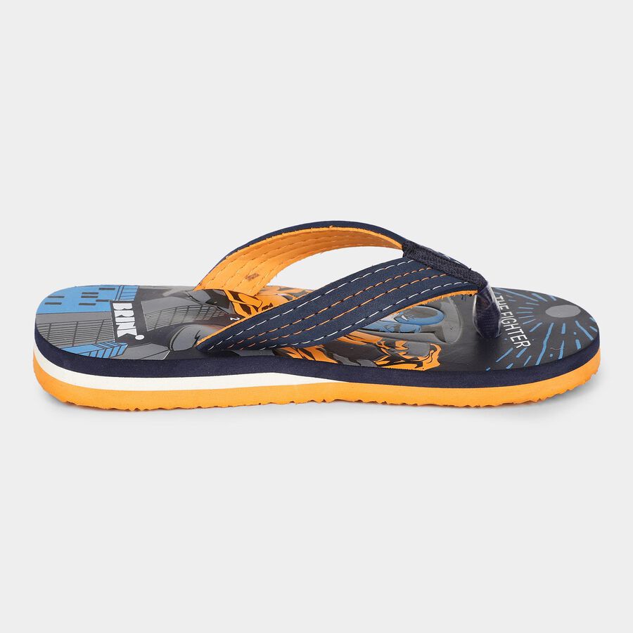 Boys' Slipper, Navy Blue, large image number null