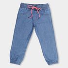 Girls'Jeans, मध्यम नीला, small image number null