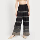 Printed Palazzo, काला, small image number null