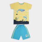 Boys' 100% Cotton Knit Baba Suit , Yellow, small image number null