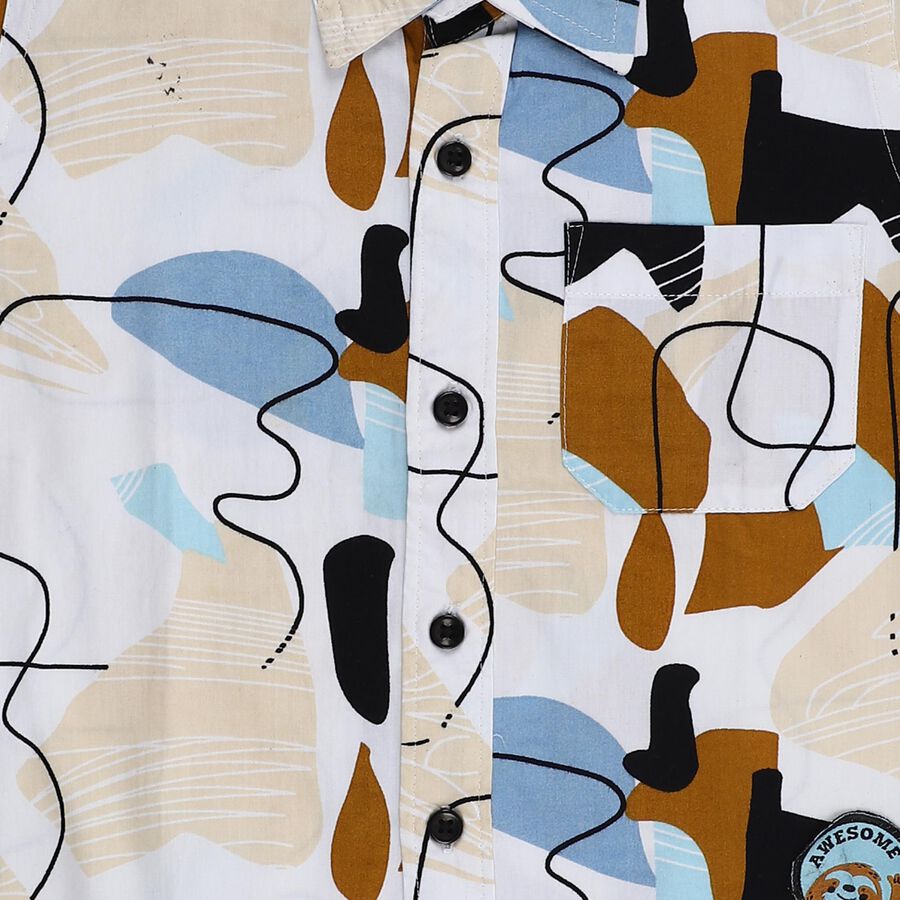 Boys' Casual Shirt, गहरा पीला, large image number null