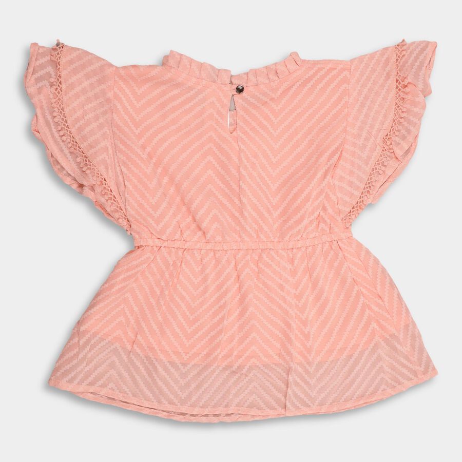 Girls' T-Shirt, मूँगा (कोरल), large image number null