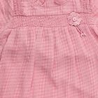 Girls Light Pink Round Neck Casual T-Shirt, हल्का गुलाबी, small