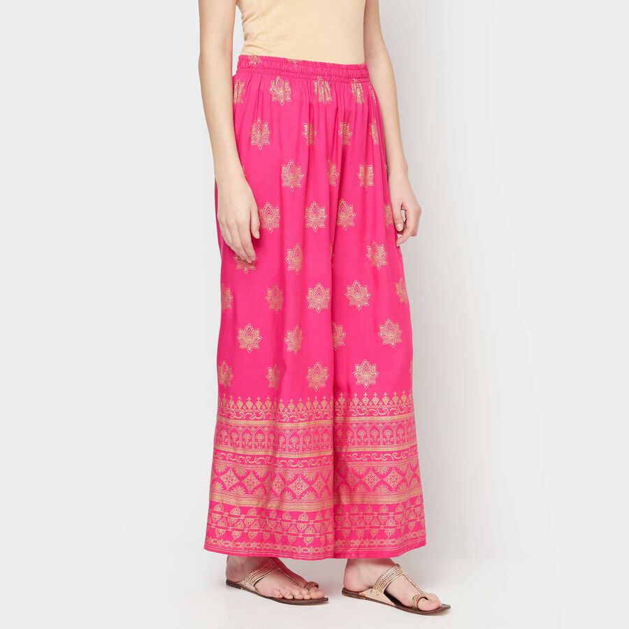 Printed Palazzo, Fuchsia, large image number null