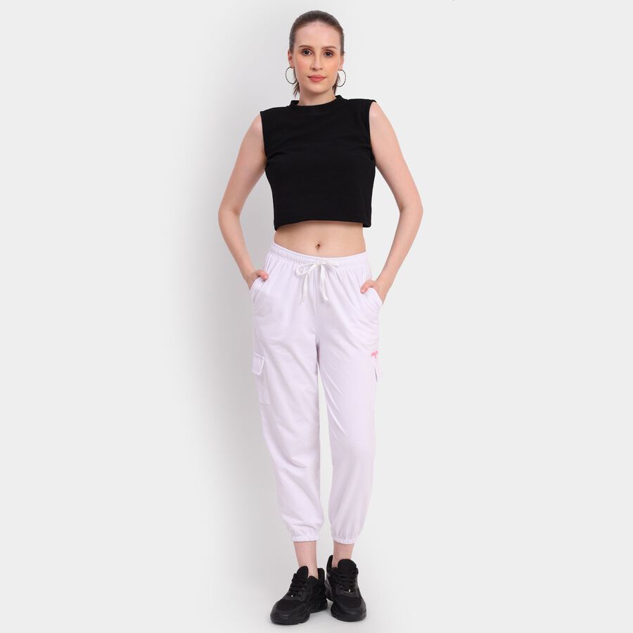Ladies' Track Pants, सफ़ेद, large image number null