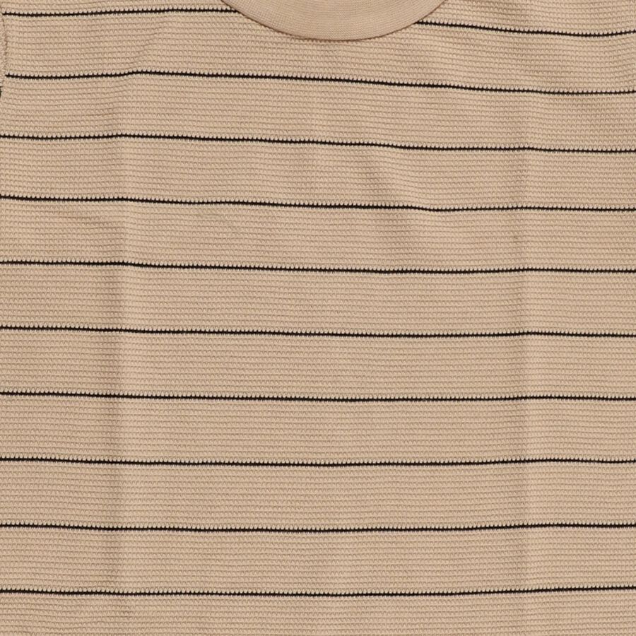 Boys Muted Beige Crew Neck Casual T-Shirt, Beige, large