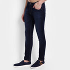 Tinted 5 Pocket Slim Fit Jeans, Dark Blue, small image number null