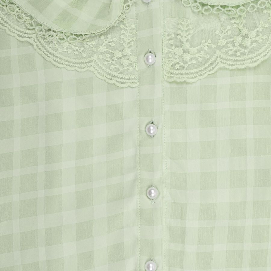 Girls' T-Shirt , हल्का हरा, large image number null