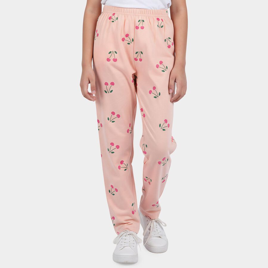 Girls' Pyjama, Peach, large