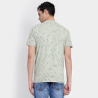 Cotton Round Neck T-Shirt, Light Green, small image number null
