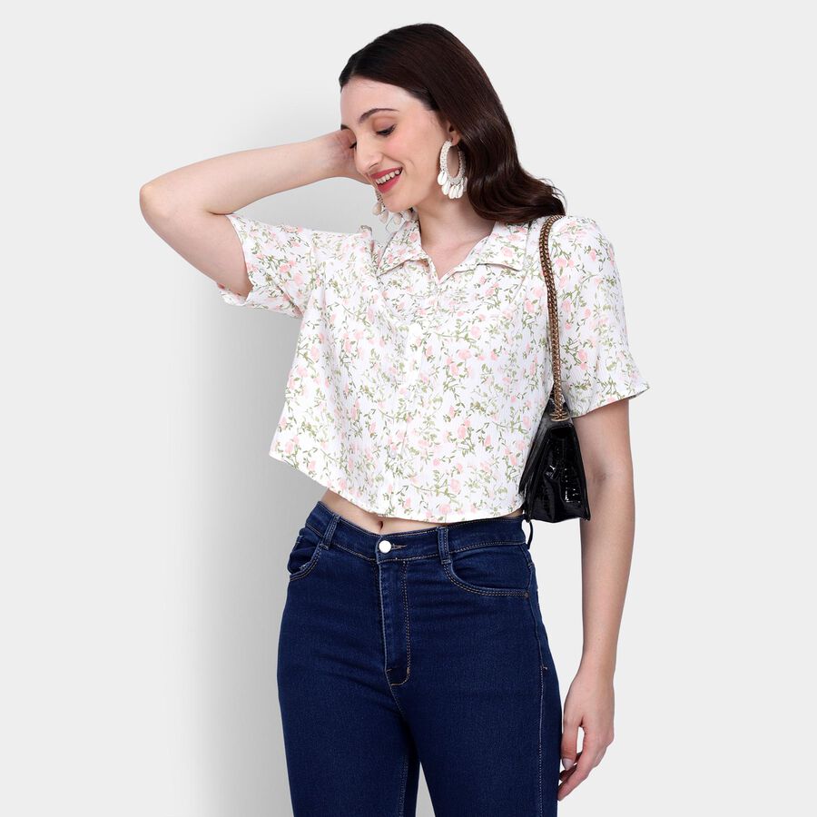 Ladies' Shirt , सफ़ेद, large image number null