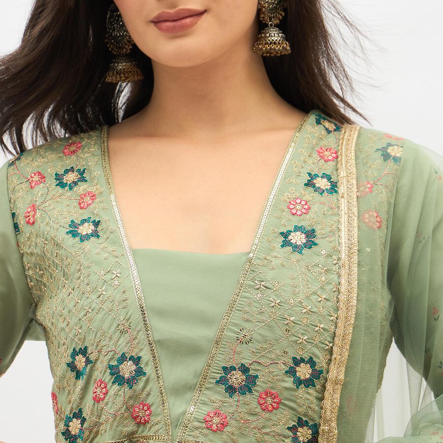 Ladies' Ethnic Set, Light Green, large image number null