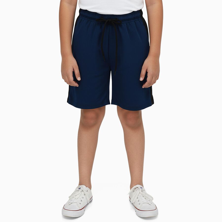 Boys' Bermuda, मध्यम नीला, large image number null