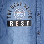 Boy's Casual Shirt , Mid Blue, small image number null