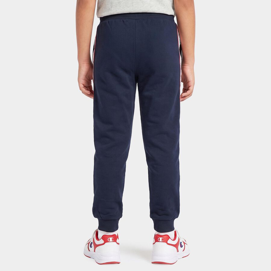 Boys Navy Blue Jogger Fit Side Tape Pyjama, नेवी ब्लू, large