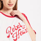 Round Neck T-Shirt, Red, small image number null