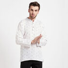 Printed Regular Kurta, सफ़ेद, small image number null