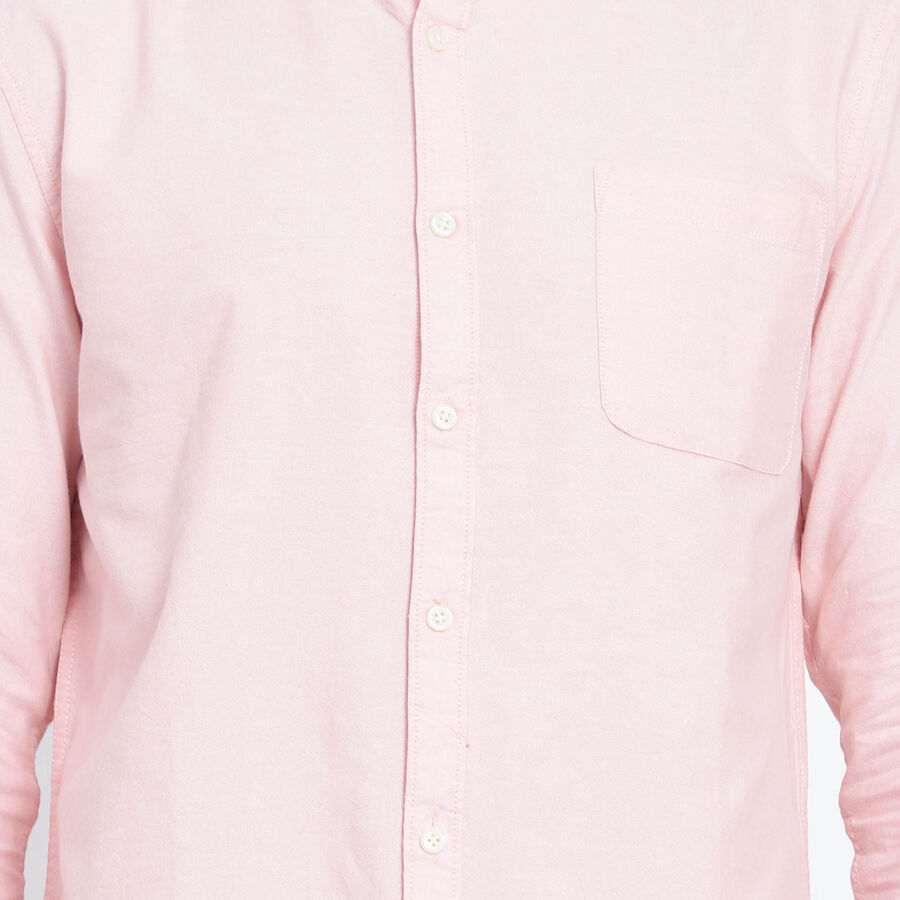 Cotton Solid Casual Shirt, Orange, large image number null