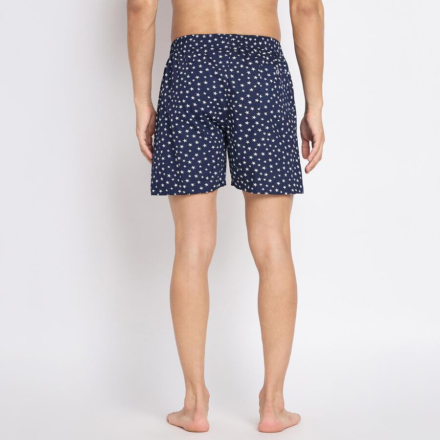 Men's 100% Cotton Boxers, नेवी ब्लू, large image number null